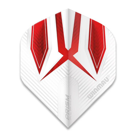 Winmau Prism Alpha Red & White Flights