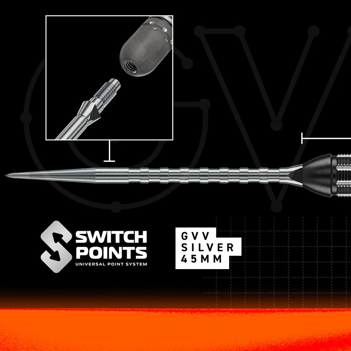 Winmau Gian Van Veen Ts-Pro Switch Point Darts