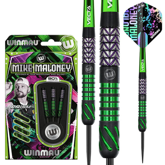 Winmau Mike Maloney 90% Steel Tip Darts