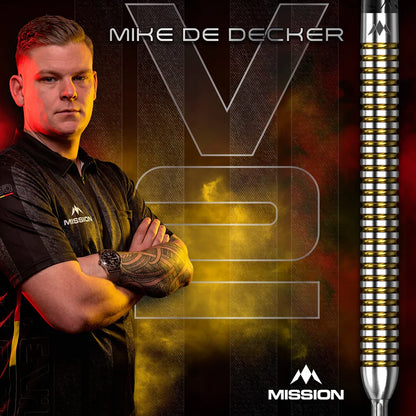 Mission Mike De Decker V2 R2.5 95% Steel Tip Darts