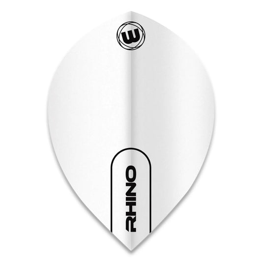 Winmau Rhino Pear 100 Micron Dart Flights White