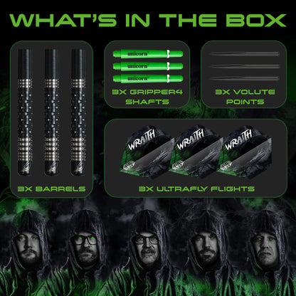 Unicorn Wraith James Wade Phase 2 90% Steel Tip Darts