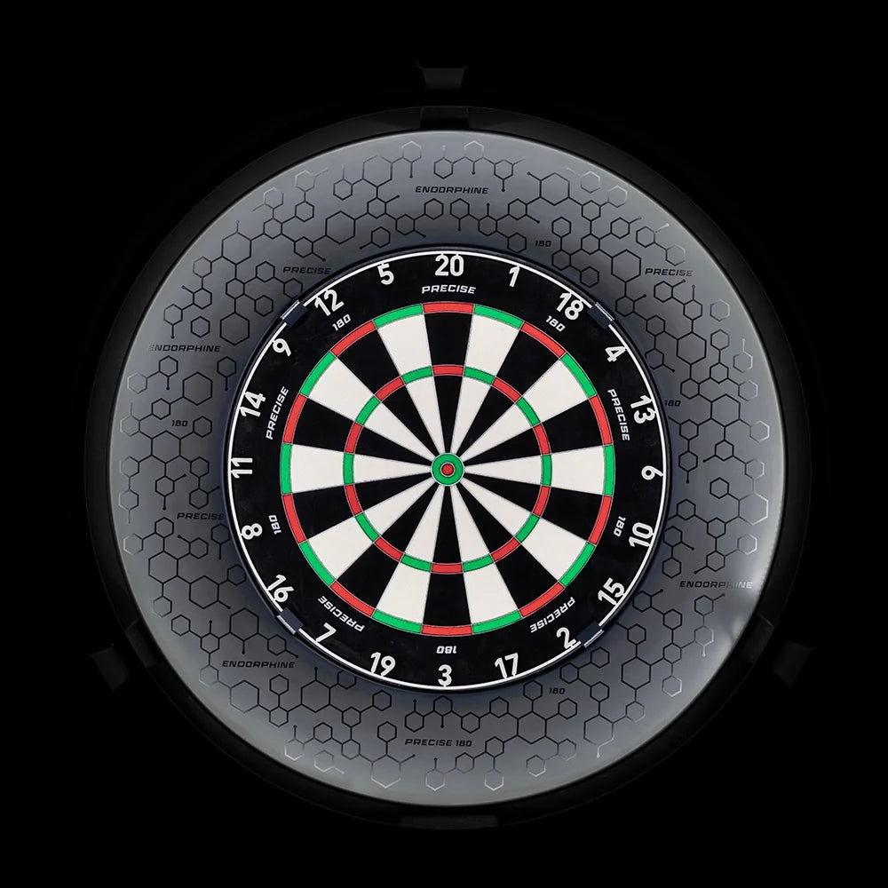 Precise180 Endorphine Dartboard + Surround Bundle