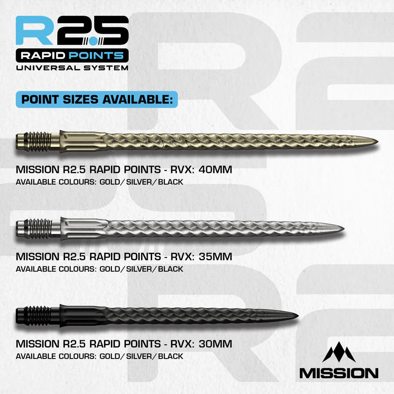 Mission RVX - R2.5 Rapid Dart Points