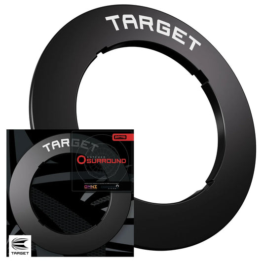 Target Black Notched Dartboard Surround