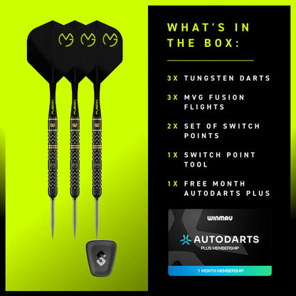 Winmau Michael Van Gerwen W-Max Switch Point Darts