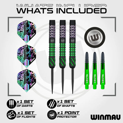 Winmau Mike Maloney 90% Steel Tip Darts
