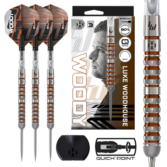 Harrows Luke Woodhouse Series 3 90% Quick Point Darts