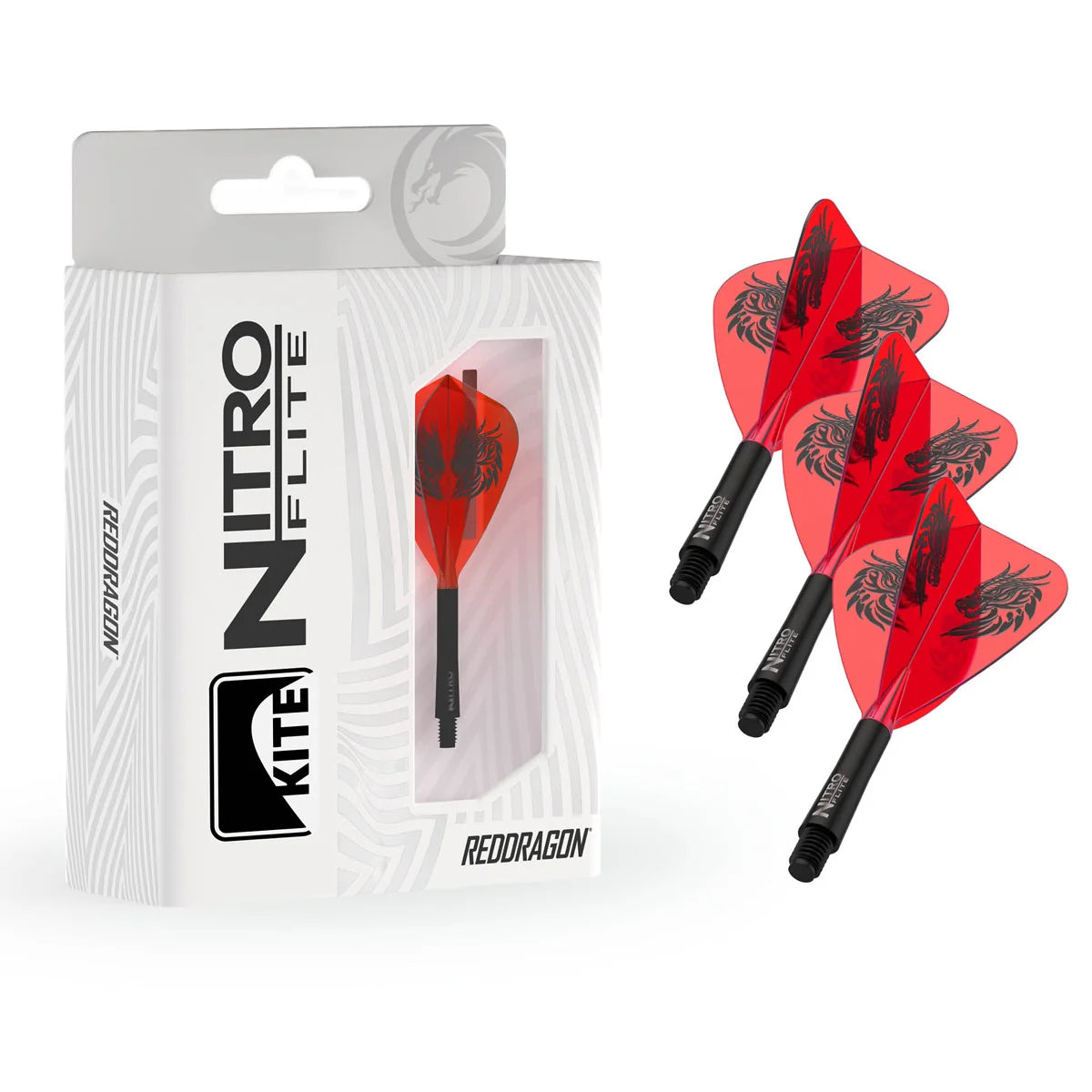 Red Dragon Jonny Clayton Nitro Flight Kite Integrated Flight and Stem