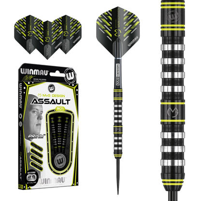 Winmau Michael Van Gerwen MVG Assault 90% Steel Tip Darts