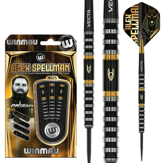 Winmau Alex Spellman 90% Steel Tip Darts