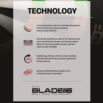 Winmau Equalizer Dartboard - Official JDC Training Board