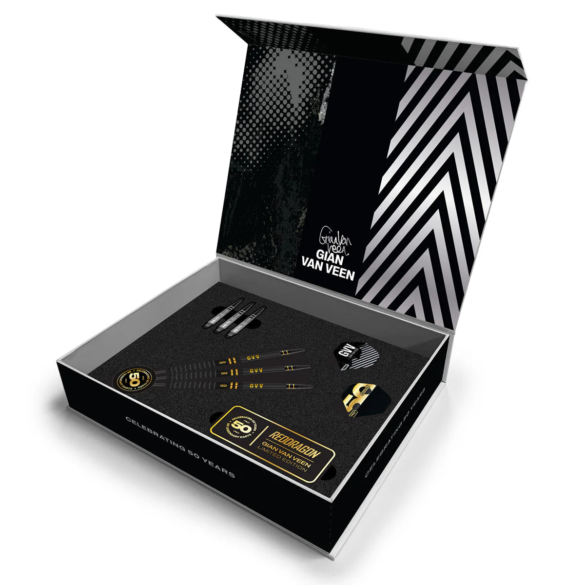 Red Dragon Gian Van Veen 50 Years Anniversary Darts