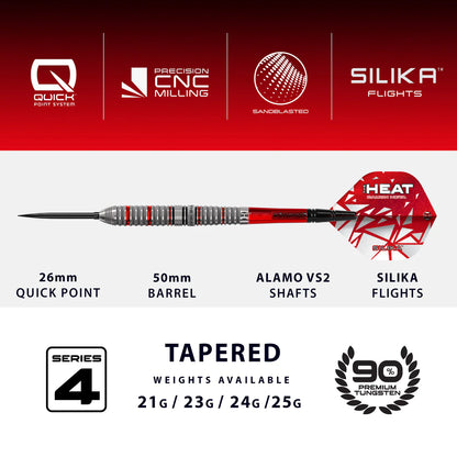 Harrows Damon Heta Series 4 90% Quick Point Darts