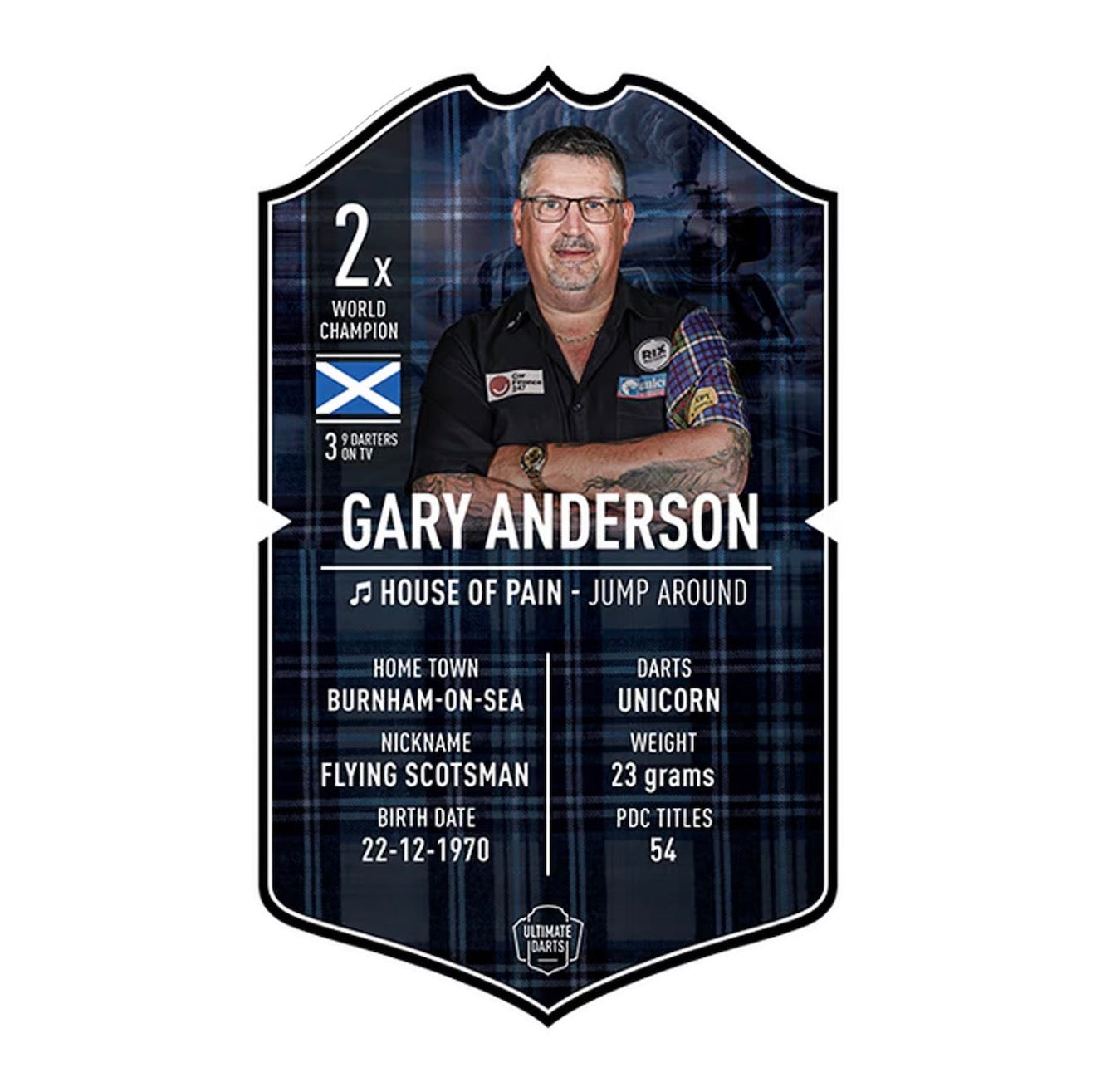 Ultimate Darts Card - Gary Anderson