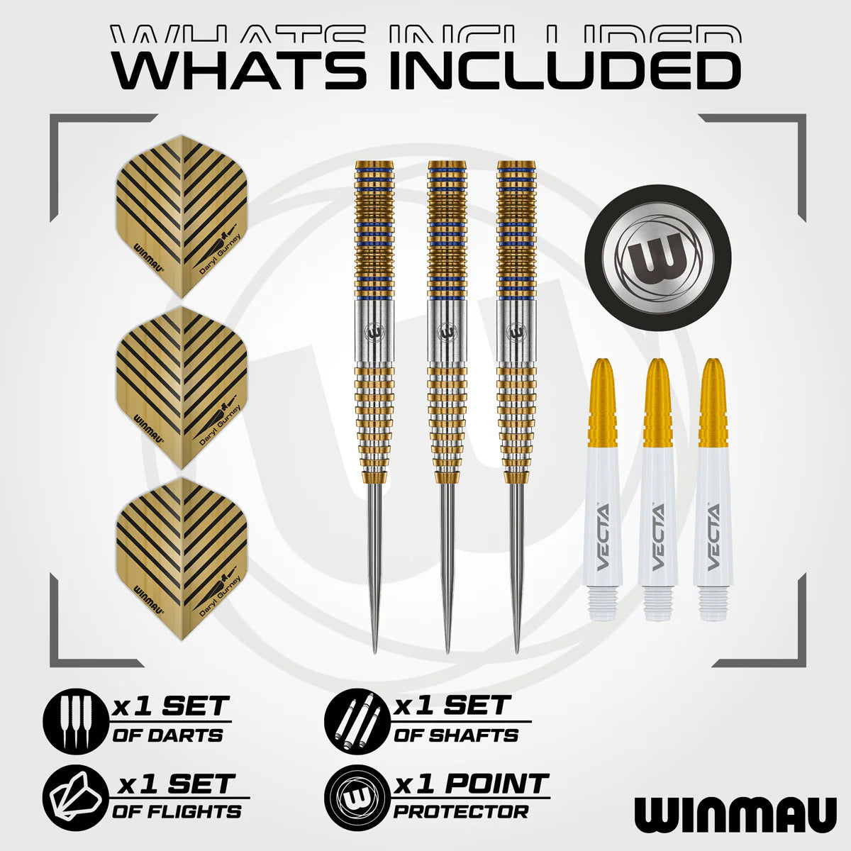 Winmau Daryl Gurney Signature Edition 95% Steel Tip Darts