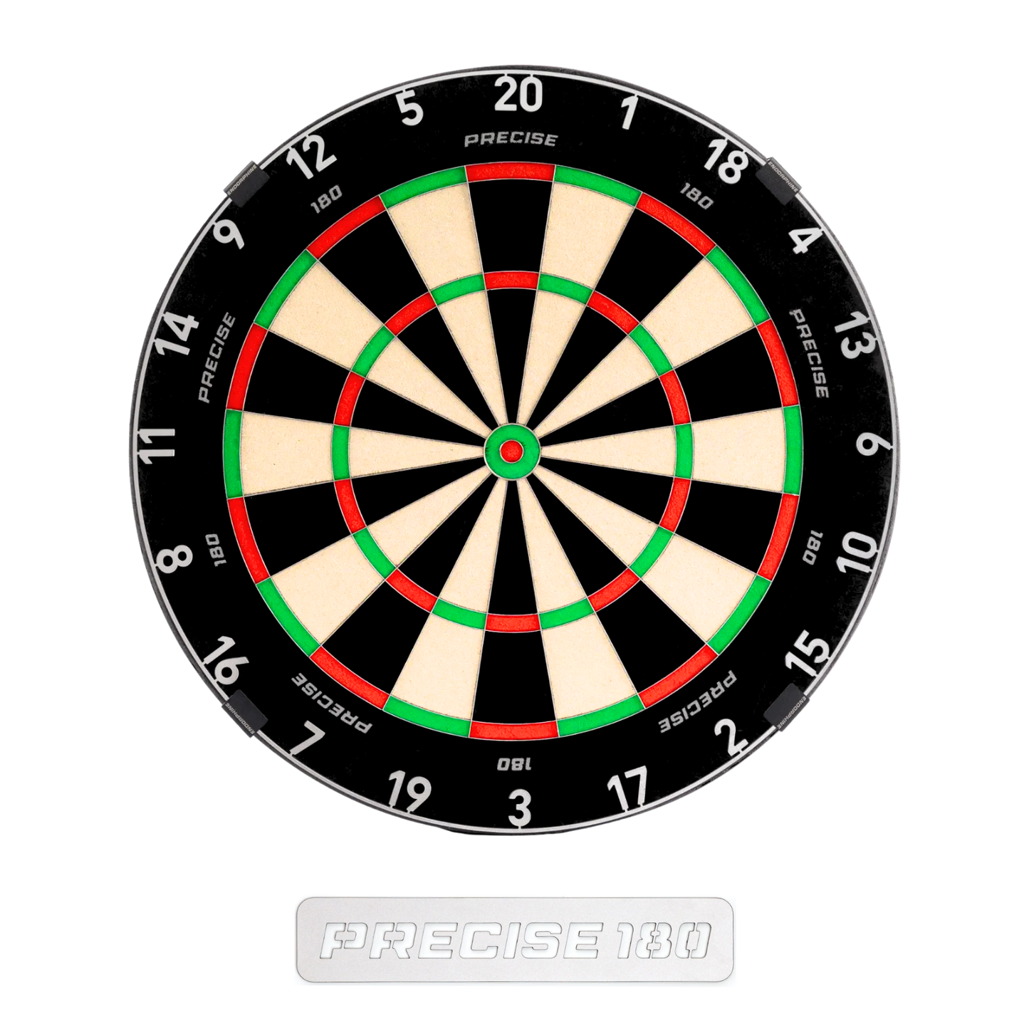 Precise 180 - Endorphine Dartboard with Graphite Number Ring