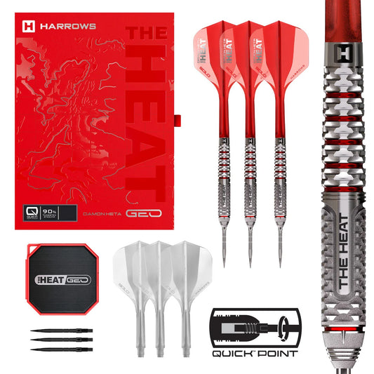 Harrows Damon Heta Geo 90% Quick Point Darts