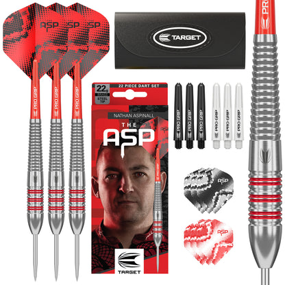 Target Nathan Aspinall Brass Steel Tip 22g Set