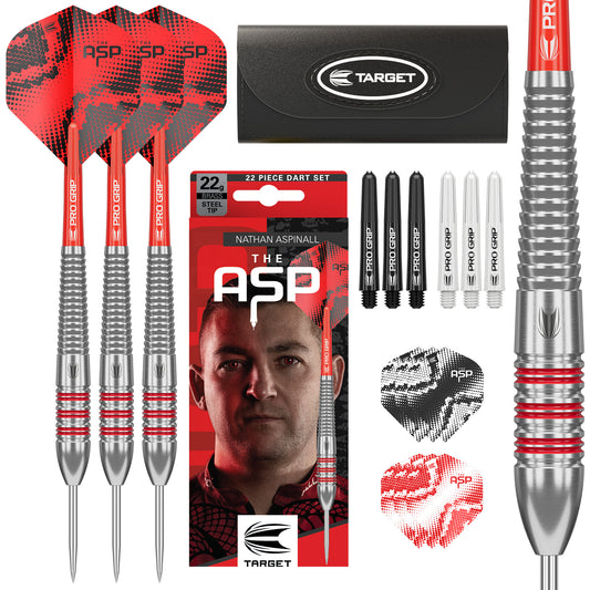 Target Nathan Aspinall Brass Steel Tip 22g Set