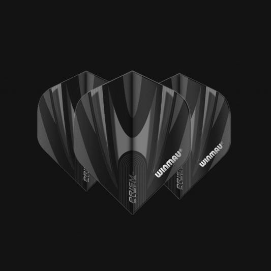 Winmau Prism Alpha Black & Grey Flights