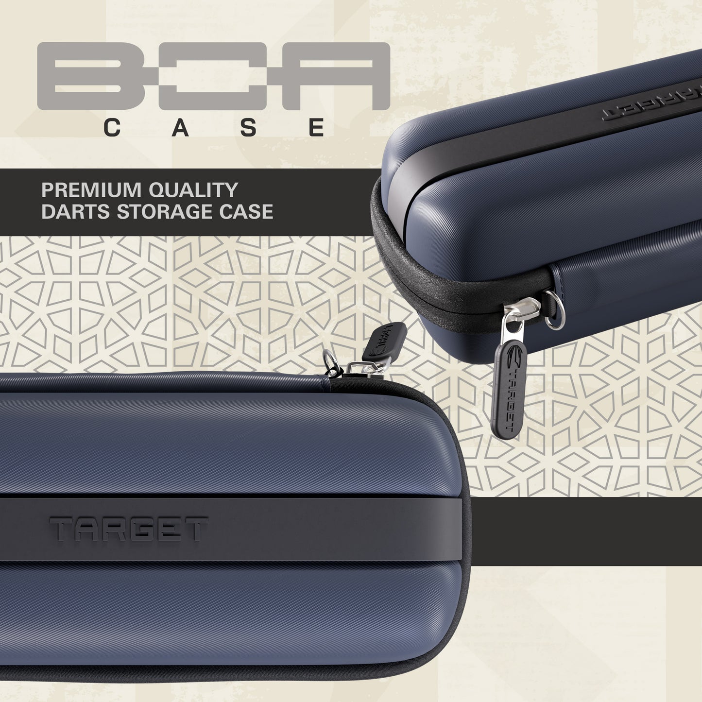 Target BOA Darts Case Navy/Grey
