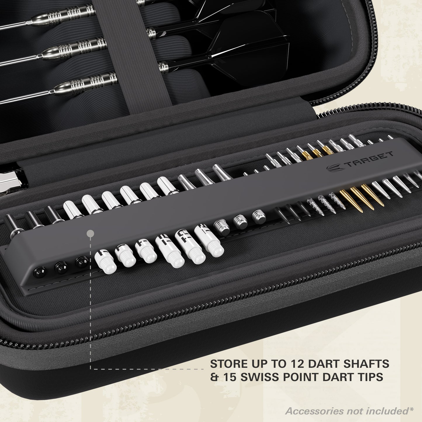 Target BOA Darts Case Black/Grey