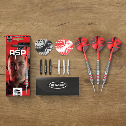 Target Nathan Aspinall Brass Steel Tip 22g Set