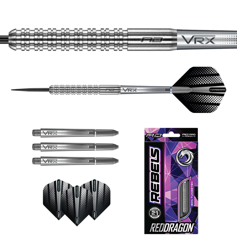 Red Dragon Rebel V1 90% Steel Tip Darts