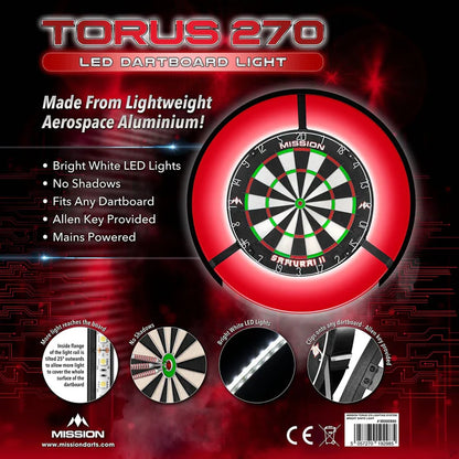 Mission Torus 270 Dartboard Light