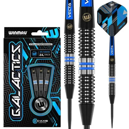 Winmau Galactics 90% Steel Tip Darts