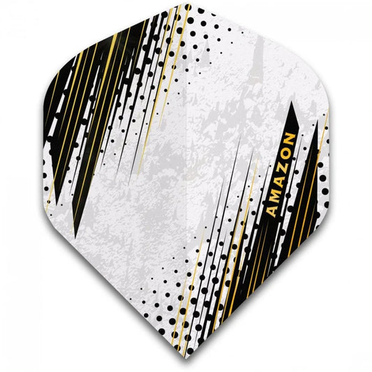 Amazon Oro Dart Flights - No2 - Std - White