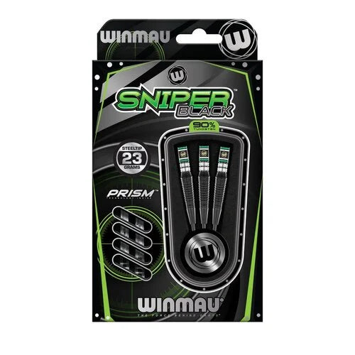 Winmau Sniper Black V2 90% Steel Tip Darts