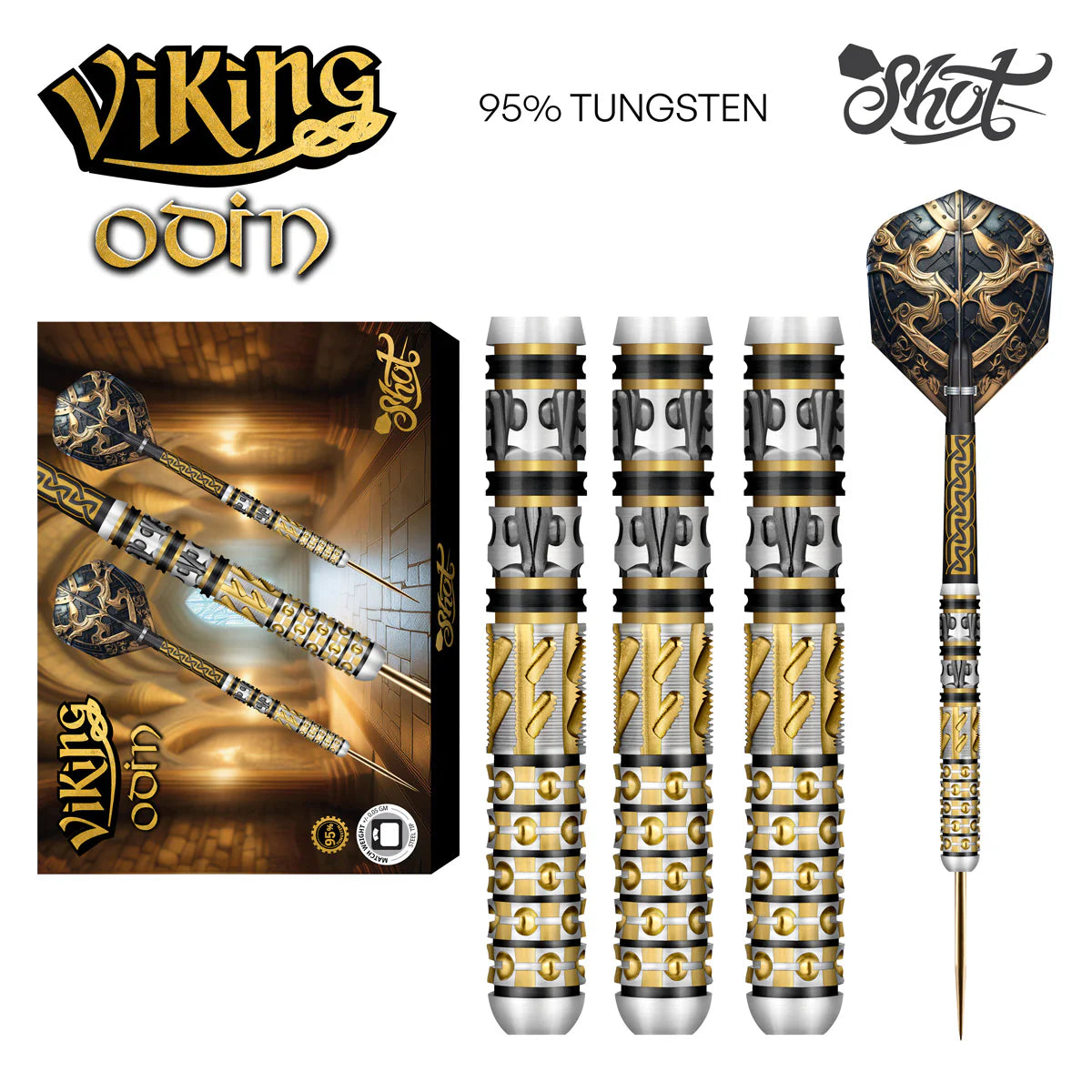 Shot Viking Odin 95% Tungsten Darts