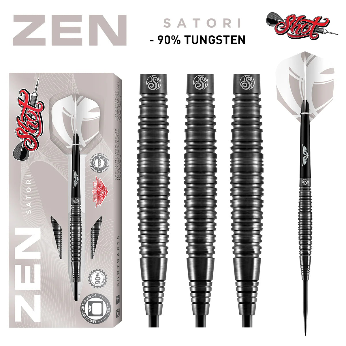 Shot Zen Satori 90% Tungsten Darts